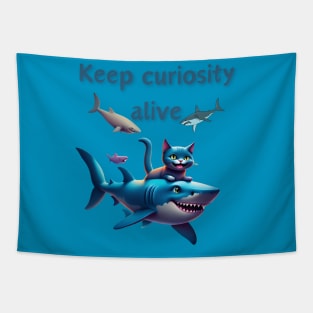 Keep curiosity alive Tapestry