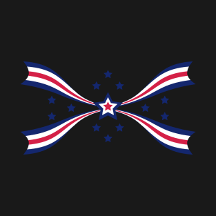 Patriotic Banner Grunge T-Shirt
