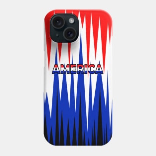 AMERICA Fourth Of July Abstract Phone Case