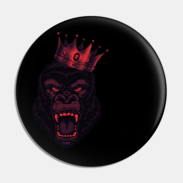 Dark Ape Pin by Timzartwork