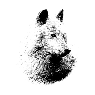 White wolf T-Shirt