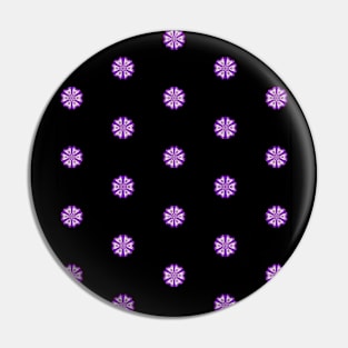 Purple Crystals Pin