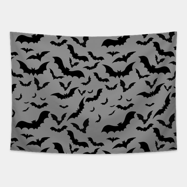 Spooky Bats All Over Print Tapestry by Slightly Unhinged