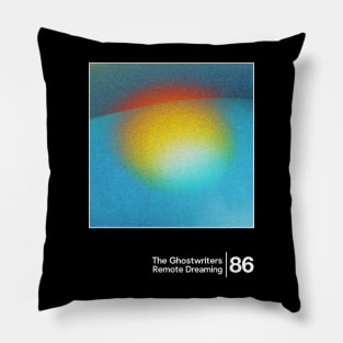 The Ghostwriters / Minimalist Graphic Artwork Design Pillow