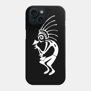 Kokopelli gym white Phone Case