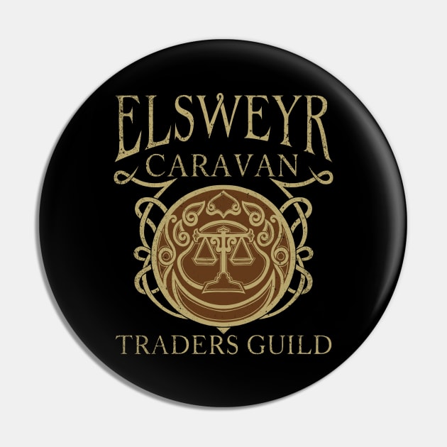 Elsweyr Traders Guild Pin by monochromefrog