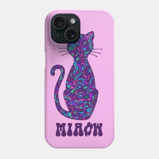 Cool Cat Miaow Phone Case