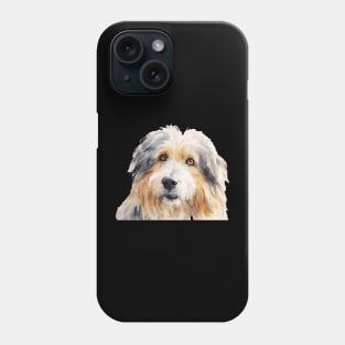 Watercolor Catalan Sheepdog Phone Case