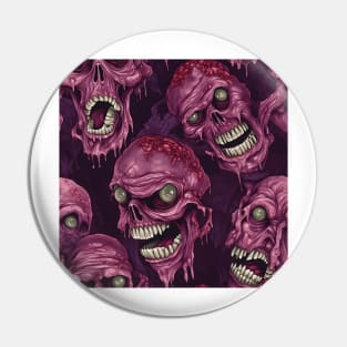 Halloween Monsters 24 - Zombie Pin