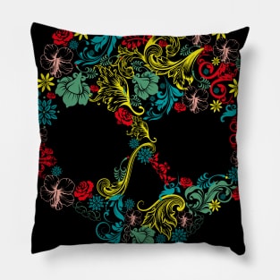 Skull of floral beauty Pillow