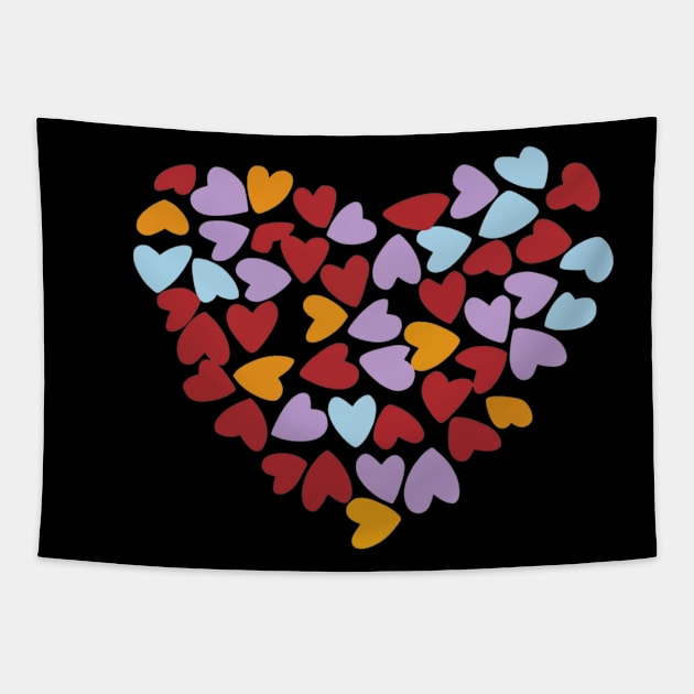 Candy hearts - valentines day Gift Tapestry by AnimeVision