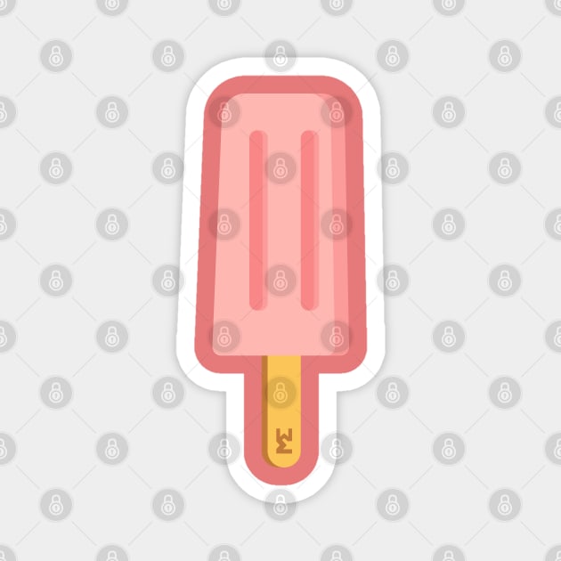 Salmon ice lolly Magnet by MickeyEdwards