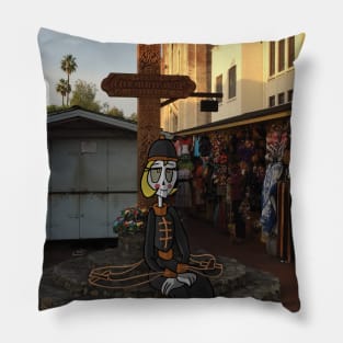 Meditating Marionette Pillow