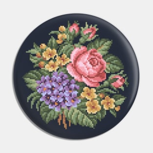 Flower Bouquet Pin