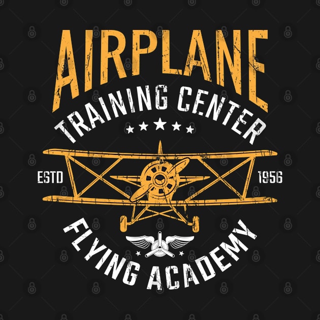 AIRPLANE TRAINING CENTER FLYING ACADEMY by HassibDesign