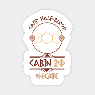 Cabin #20 in Camp Half Blood, Child of Hecate – Percy Jackson inspired design Magnet