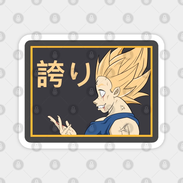 Vegeta saiyan Magnet by marko0z