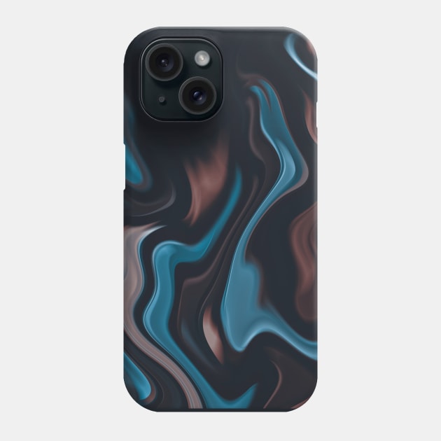 Abstract Dark Waves Phone Case by Trusted Store