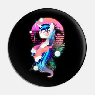 Synthwave Shining Armor Pin