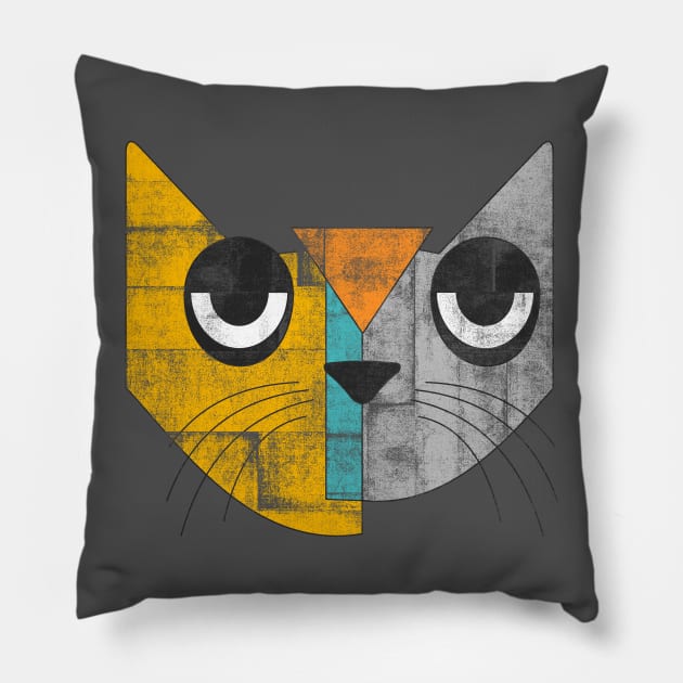 Cubicat Pillow by bulografik