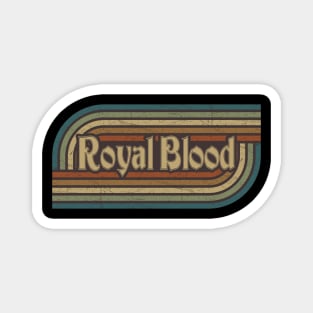 Royal Blood Vintage Stripes Magnet