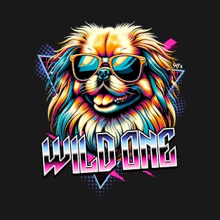 Wild One Pekingese Dog T-Shirt