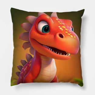 Baby Dinosaur Dino Bambino - Theodore Pillow