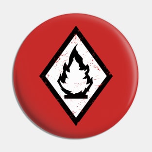 Gone With the Blastwave Flamethrower Helmet Insignia Pin