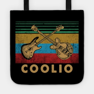 Graphic Proud Coolio Name Guitars Birthday 70s 80s 90s Tote