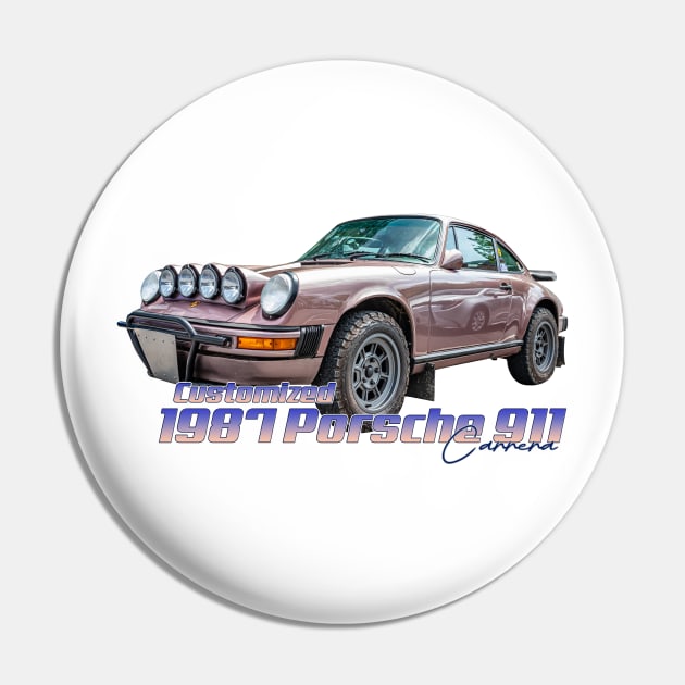 Customized 1987 Porsche 911 Carrera Pin by Gestalt Imagery