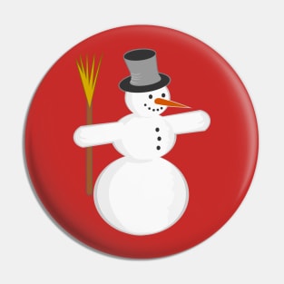 Snowman Pin