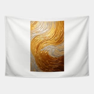 Gold and silver swirls clay ! Tapestry