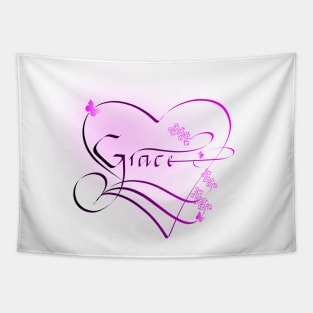 Grace - female name Tapestry