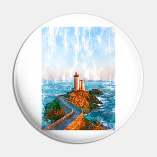 Lighthouse Brittany France - For Lighthouse Lovers Pin