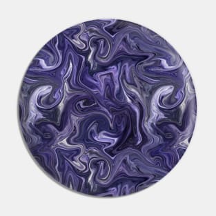 Indigo Silk Marble - Digital Liquid Paint Pin