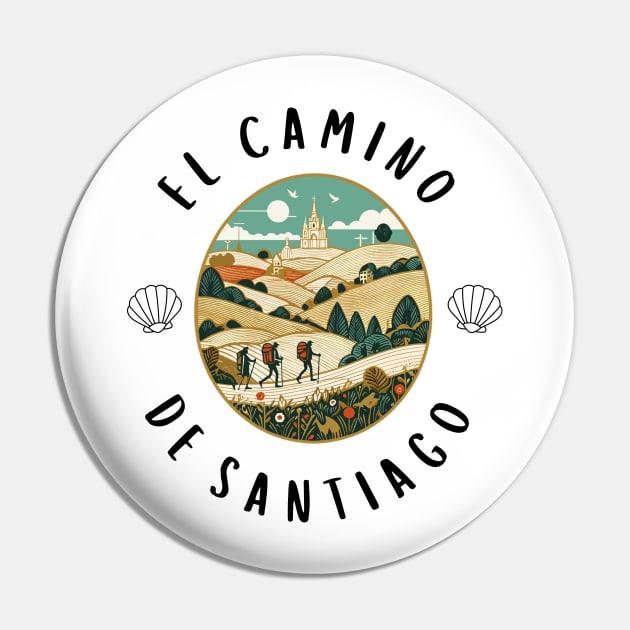 Buen Camino! El Camino de Santiago de Compostela - The Way of Saint James - Peregrino Pilgrim - Camino Frances Ingles Primitivo Shirt, Hoodie, Mug, Tote, Souvenir, etc Pin by cloudhiker