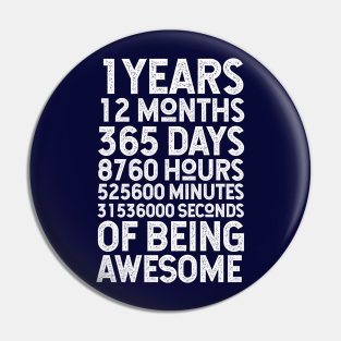 365 Days Pins And Buttons Teepublic