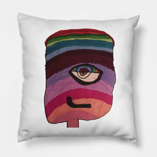 Me: Really Happy Pillow by JackDavison