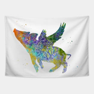 Flying Pig Tapestry