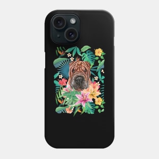 Tropical Chocolate Shar Pei Phone Case