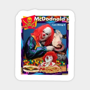 Fast Food Clown PARODY Magnet