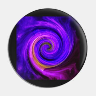 Inspirational Purple Vortex Law of Attraction Graphic Art Design face masks, Phone Cases, Apparel & Gifts Pin