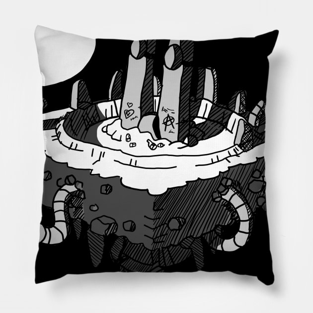 Chromehenge Pillow by malbatross