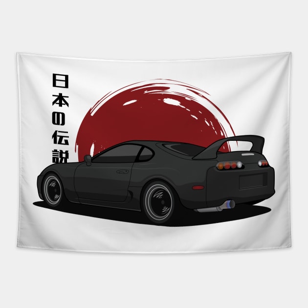 Black Supra Tapestry by turboosted