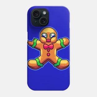 Hungry Gingerbread Man Phone Case