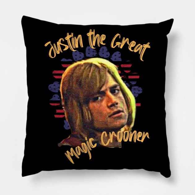 Justin the Great Magic Crooner Pillow by PersianFMts