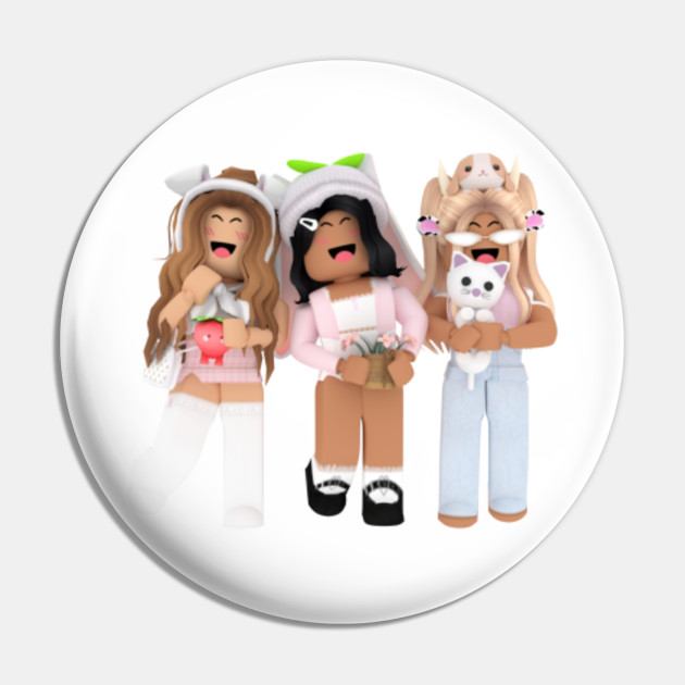 Roblox Girls Roblox Pin Teepublic - roblox girl catalog