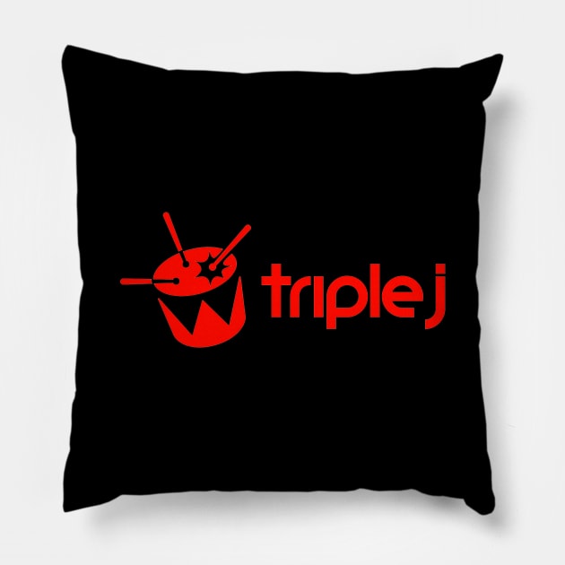 triple j Pillow by timytimytrops