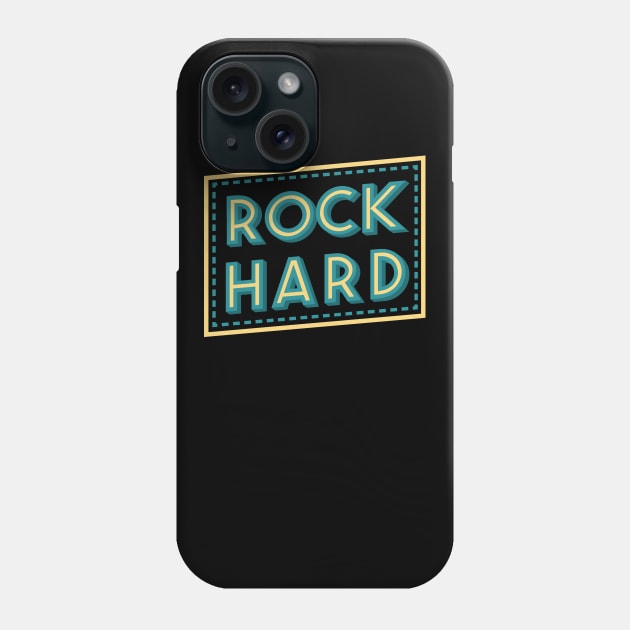 Rock Hard Phone Case by LR_Collections