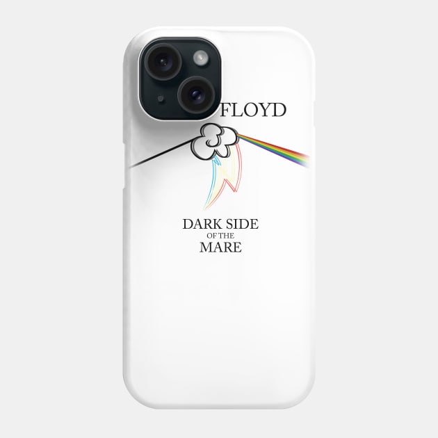 Floyd Pone - Dark Side of the Mare (BLACK) Phone Case by LaskaNova